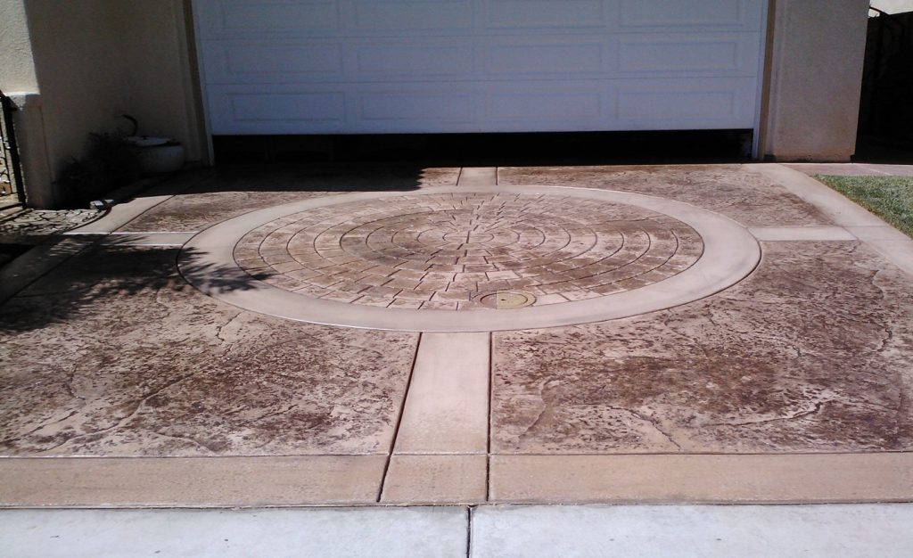 Stamped Driveway Concrete Contractor El Cajon, Decorative Concrete Company El Cajon Ca
